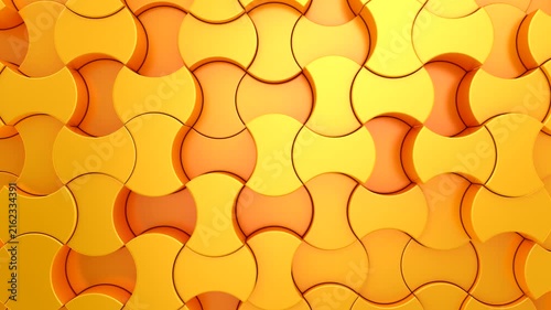 Background of Geometric Shapes. Abstract motion, loop, two color, 3d rendering, 4k resolution
