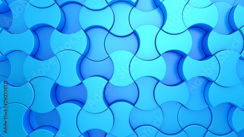 Background of Geometric Shapes. Abstract motion, loop, two color, 3d rendering, 4k resolution
