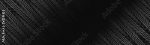 Abstract dark luxury background with diagonal white wavy lines pattern texture. Modern geometric wave line layout for technology digital security corporate presentation and backdrop banner.