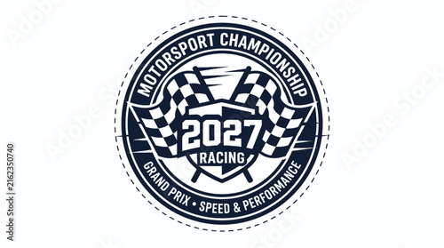 Motorsport Championship 2027 Racing Logo Emblem