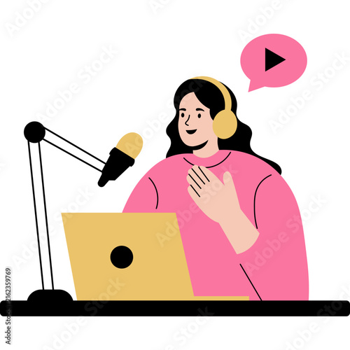 Podcast Day Illustration
