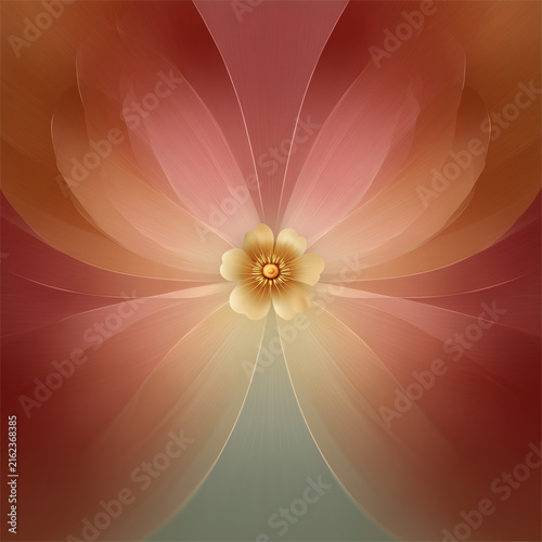 Flor color naranja y amarillo