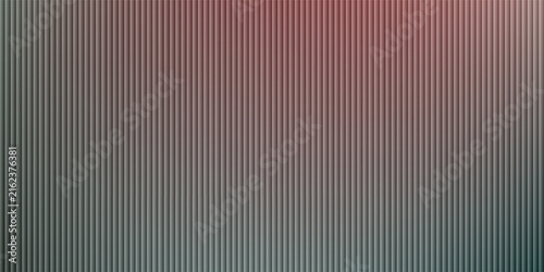 Ribbed metal glass with 3D texture effect and abstract fluted panel. Reeded polycarbonate with striped gradient and ripple blur. Silver acrylic tile with frozen light and vintage overlay.