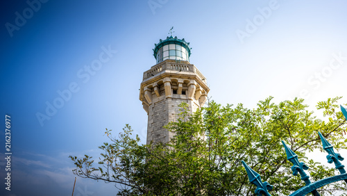 Konstfotografi phare mont saint clair vert