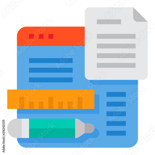 Obraz w ramie Browser-Tool-File-Pencil-Online