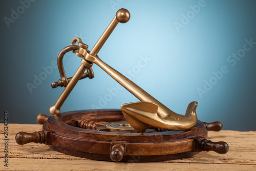old maps and compasses