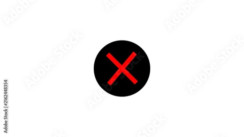  Block motion animation , restriction animation on transparent background in 4k with alpha channel.