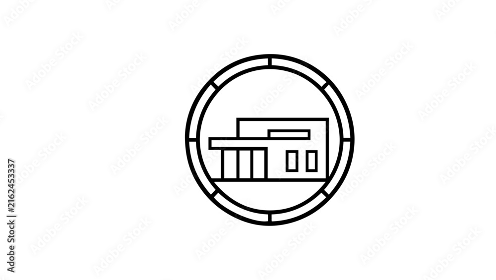 Fototapeta premium Luxury Property Realtor Logo, Premium Property Investment Logo