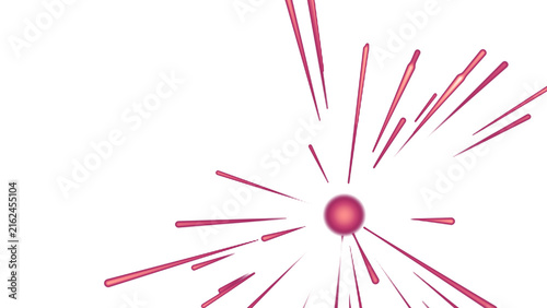 Red blood cells floating white background illustration