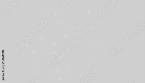 Konstfotografi Subtle light beige glitter dust particles dispersed sparsely over transparent ba