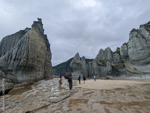 Obraz na płótnie 青森県下北半島の秘境である仏ヶ浦