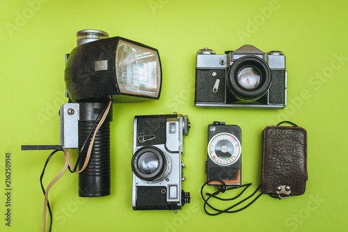 Cuadro en lienzo A set of rare photographic equipment