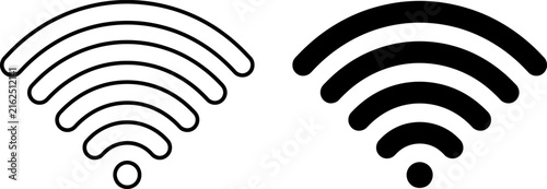 Wifi Signal Strength Icons Black and White