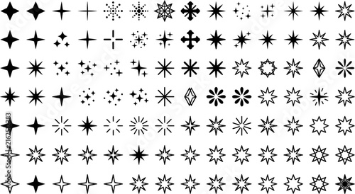 Modern Starburst and Geometric Symbol Pack