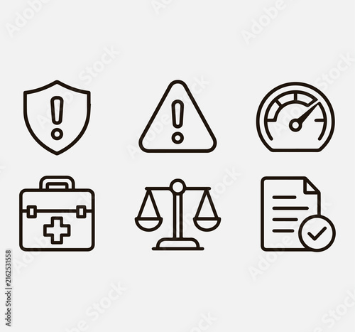  Risk management Icons