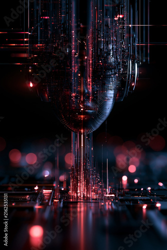 extravagant futuristic headphone music wallpaper design, futuristic neon music background with digital energy, luxurious abstract electronic music wallpaper
