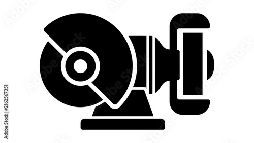 Minimalist White Circle Vector Element