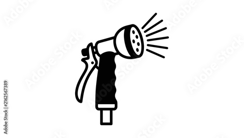 Garden Hose Spray Nozzle Icon
