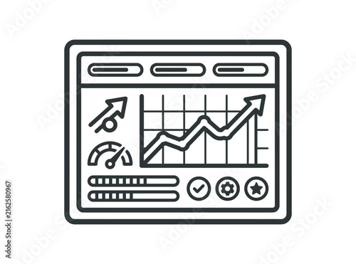 Data Analytics Dashboard Icon