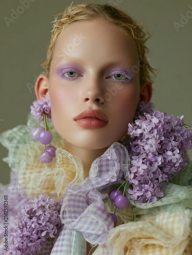 Vibrant Pink and Purple Wig Makeover on Fashion Doll Toy