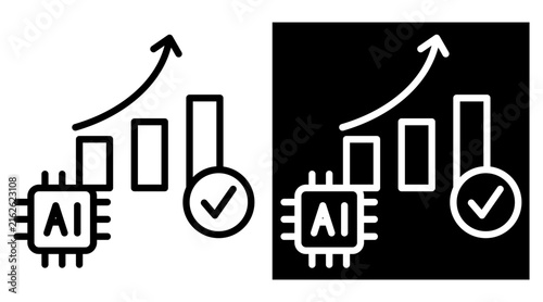 improve Two-tone version in black and white background