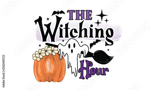 The Witching Hour SVG T-Shirt Design