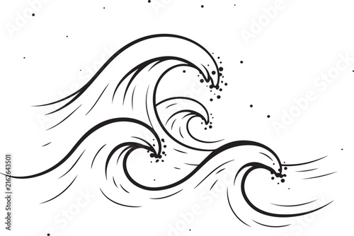 vector illustration of a weave view
