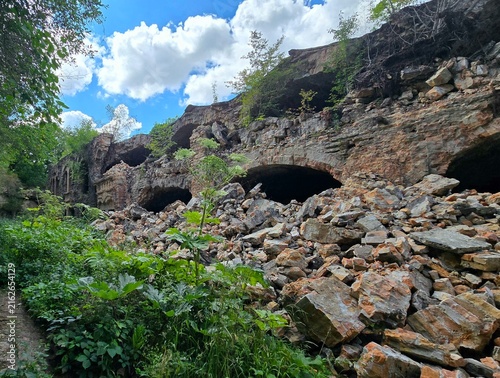 Photography Tarakanivskyi fort, defensive structure, Ukraine