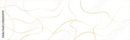 Abstract White Background with Elegant Orange and Golden Flowing Lines. Minimal Orange and Gold Wavy Line Pattern on Clean White Background.