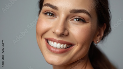 Tapety artystyczne Mujer con una sonrisa radiante