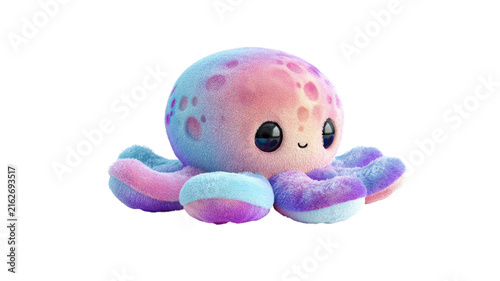 Octopus plush toy cute colorful tentacles children gift