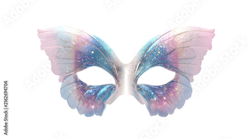 Masquerade mask with butterfly wings party accessory