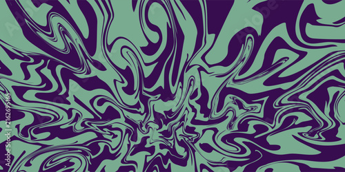 Violet and pistachio digital background from curved colorfull