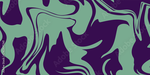 Violet and pistachio digital background from curved colorfull