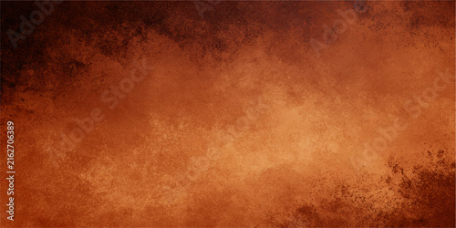 Bild auf Leinwand A textured, abstract background of warm earthy tones, reminiscent of burnt sienna and ochre, creates a visually rich and atmospheric backdrop for creative use