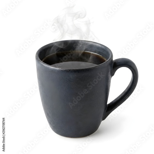 Hot Steaming Cup of Coffee