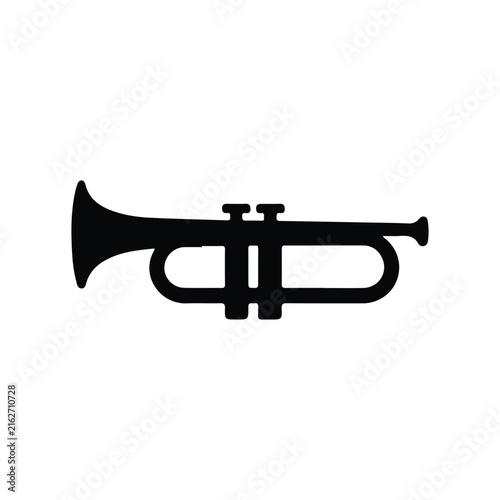 trumpet icon vector template illustration logo design