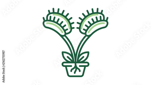 Venus Flytrap Plant Icon