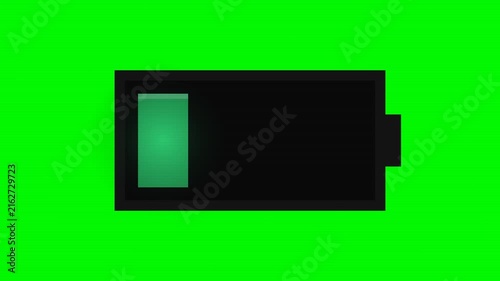 Battery Charging Animation Background