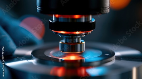 Macro Shot of Precision Medical Hardware Inside Laboratory Setting