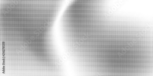 Modern Black White Halftone Dots Gradient Smoke Abstract Dotted Grunge Minimalist Pattern Texture Background