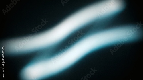 Abstract Blue Light Trails On Black Background Wavy Motion Blur Futuristic Digital Energy Waves Technology Texture