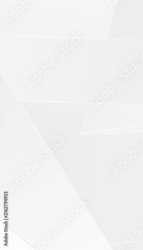 Abstract white gray geometric polygon background vector, minimal clean corporate line pattern backdrop, elegant modern light paper overlay presentation cover wallpaper