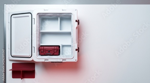 Emergency transport cooler reveals critically depleted blood reserves