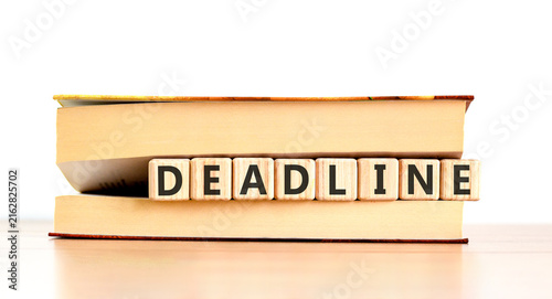 Фотография Deadline word symbol