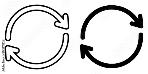 Photography sync refresh reload update icon