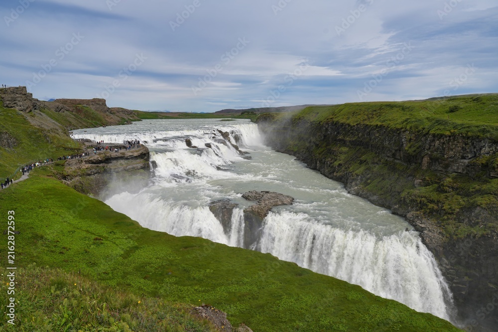 Fototapeta premium Gullfoss (meaning 