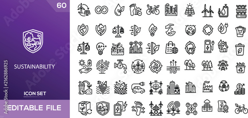 Cuadro en lienzo Collection of various ancient mystical symbols and esoteric signs arranged in a