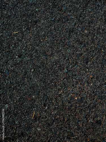 Asphalt Surface with Gravel Texture
