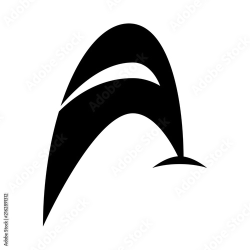 A letter and bridge logo